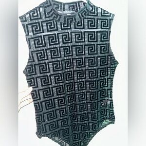 See-through Body Suit Shirt